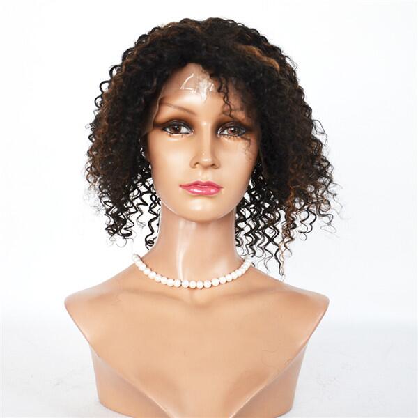 Have stock wig Natural color curl lace wig   LJ180
